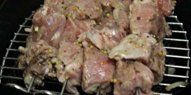 шашлычки из свинины в мультипечи