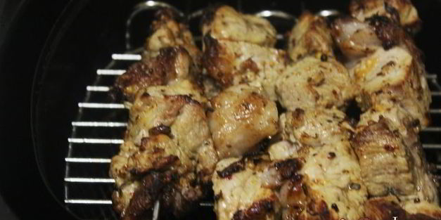 шашлычки из свинины в мультипечи