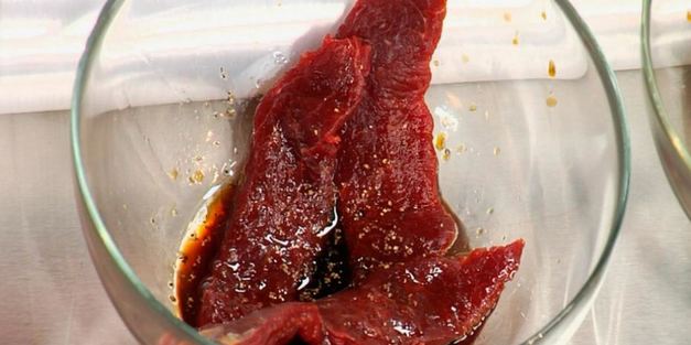 шашлычок из говядины в соевом соусе