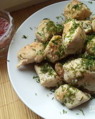 Шашлык из филе индейки