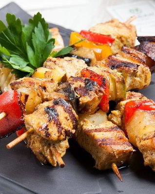 Шашлык из грудки курицы