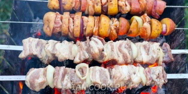 шашлык из кабана