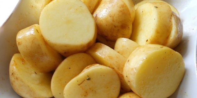 шашлык из картошки с салом