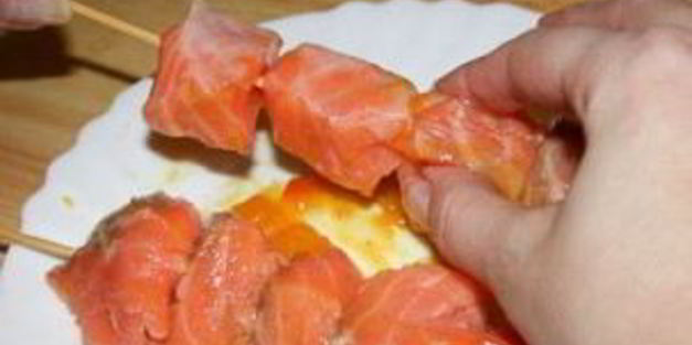 шашлык из кижуча