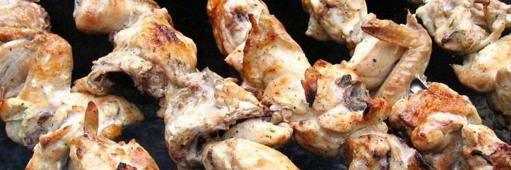 Шашлык из куриных частей