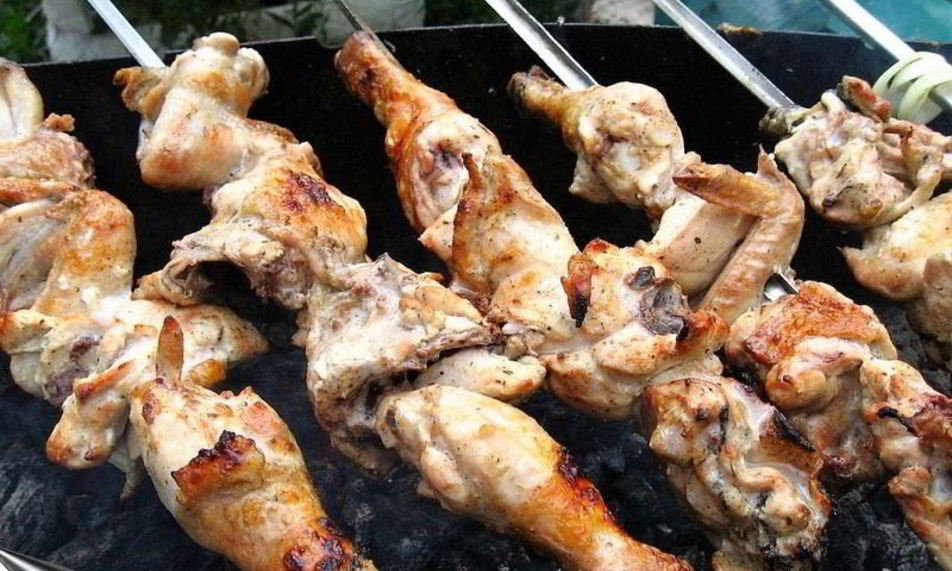 Рецепт шашлык из куриных частей