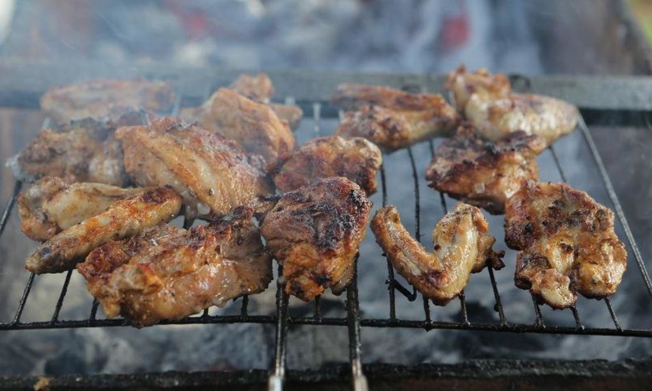 Рецепт шашлык из курицы и овощей в пряностях