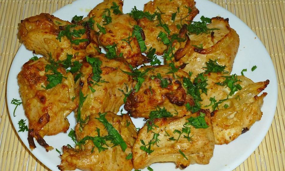 Рецепт шашлык из курицы с луком