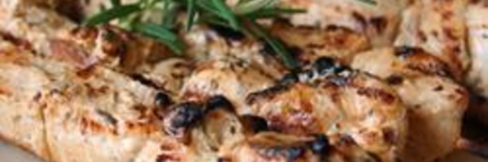 Шашлык из курицы с розмарином
