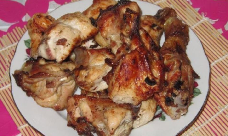 Рецепт шашлык из курицы в майонезе