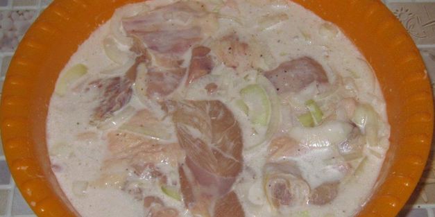 шашлык из курицы в майонезе