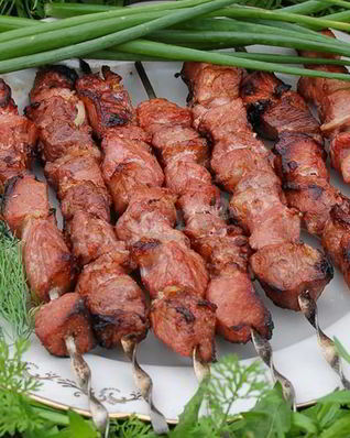 Шашлык из мяса нутрии