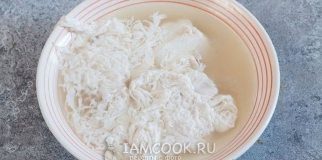 шашлык из печени в жировой сетке