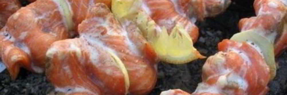 Шашлык из речной рыбы