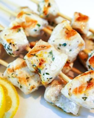 Шашлык из рыбы меч