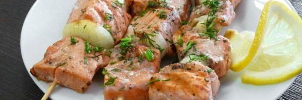 Шашлык из семги