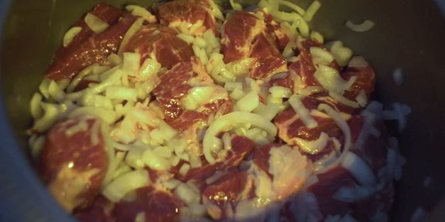 шашлык из свинины на кисломолочной основе