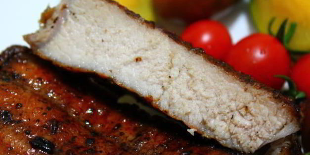 шашлык из свинины на косточке