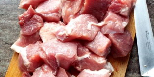 шашлык из свинины с винным уксусом