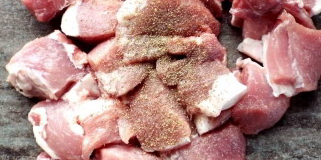 шашлык из свинины с винным уксусом