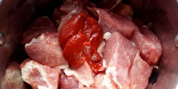 шашлык из свинины с винным уксусом