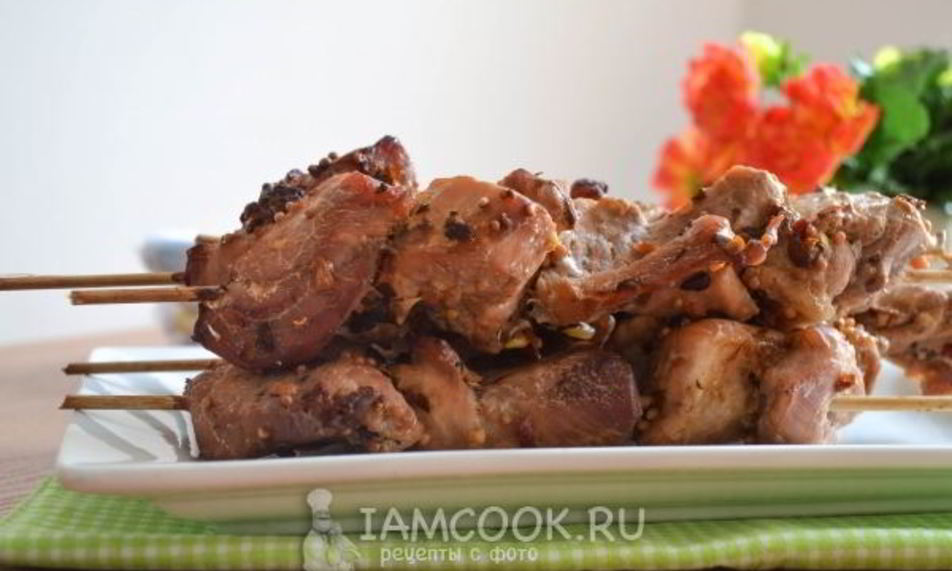 Рецепт шашлык из свинины в банке в духовке