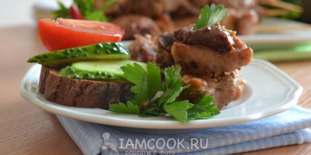 шашлык из свинины в банке в духовке