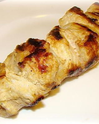 Шашлык из свинины в майонезе с луком