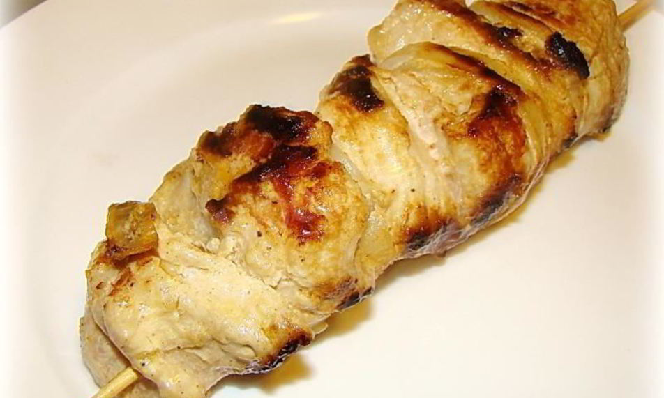 Рецепт шашлык из свинины в майонезе с луком