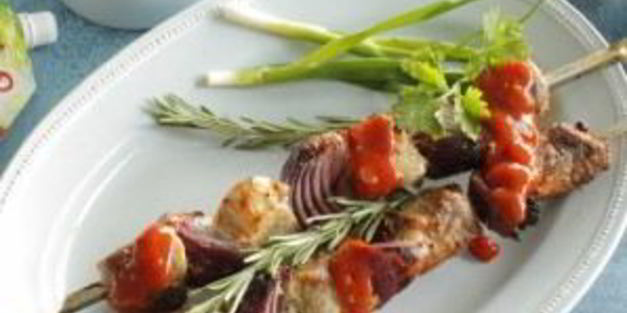 шашлык из свинины в майонезе