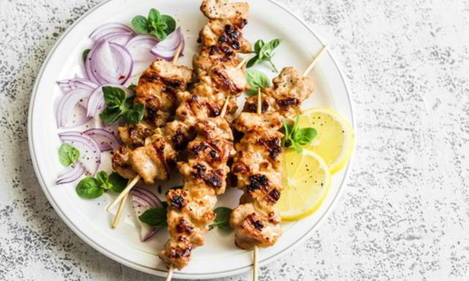 Рецепт шашлык из свинины в мятном маринаде