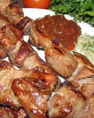 Шашлык из свинины в уксусе