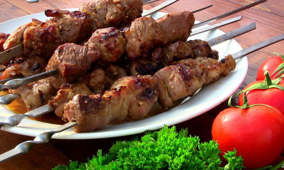 Рецепт шашлык из телятины на гриле