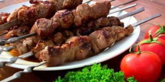 шашлык из телятины на гриле