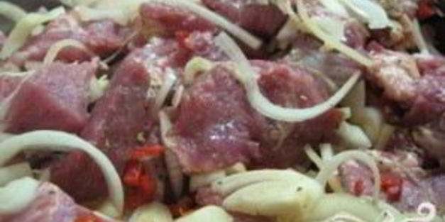 шашлык на гранатовом соке