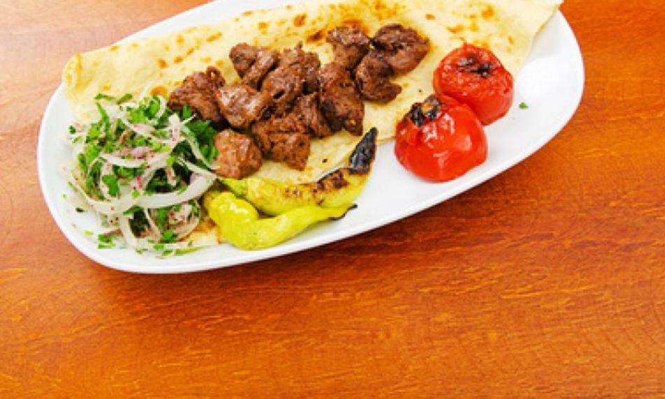 Рецепт шашлык на лаваше с овощами