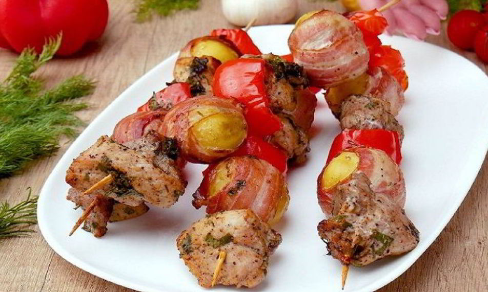 Рецепт шашлык с картошкой