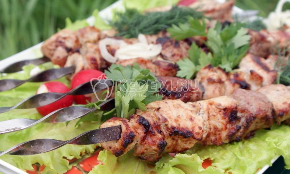 Рецепт шашлык с киви