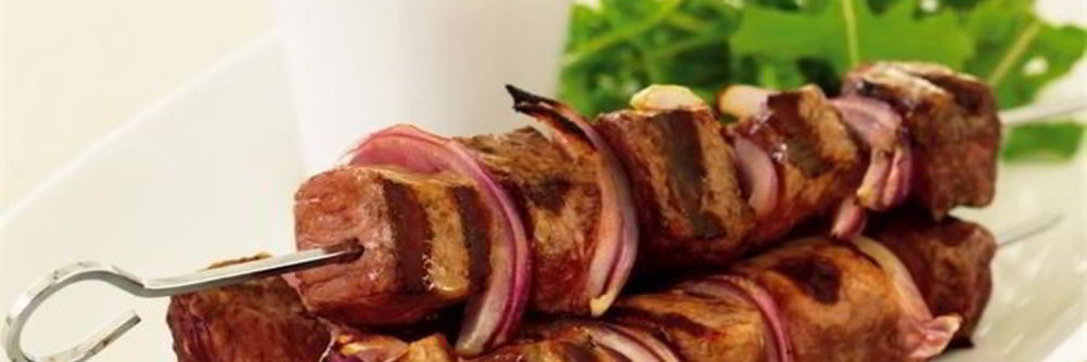 Шашлык с уксусом и луком