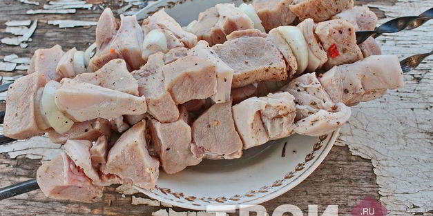 шашлык с уксусом