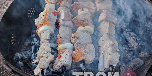 шашлык с уксусом