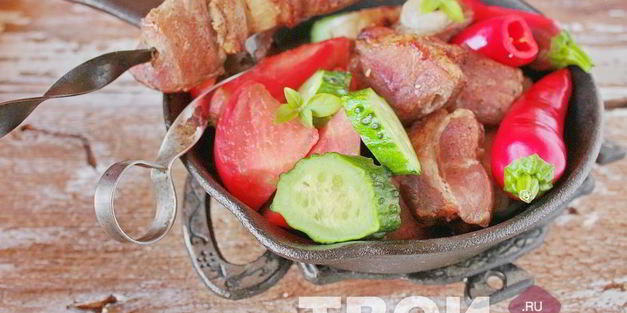 шашлык с уксусом