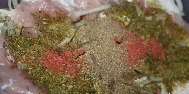 шашлык сочный в луковом маринаде