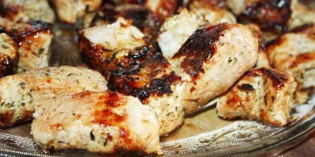 шашлык сочный в луковом маринаде