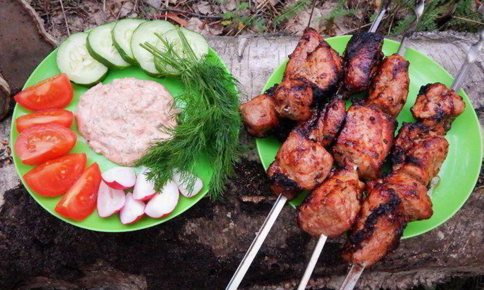 Рецепт шашлык в луковом маринаде