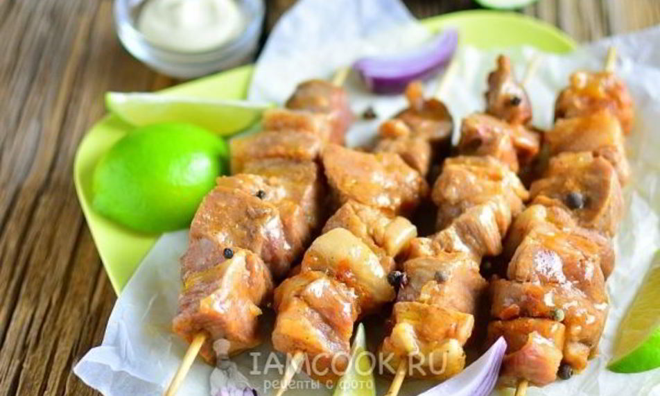 Рецепт шашлык в микроволновке