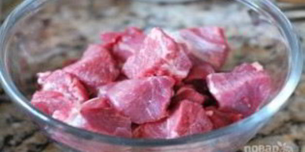 шашлык в вине