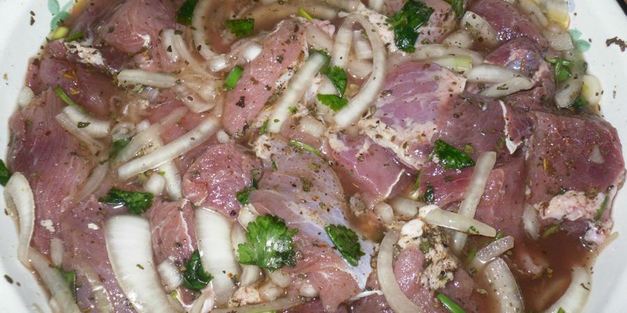 шашлыке на минералке из свинины