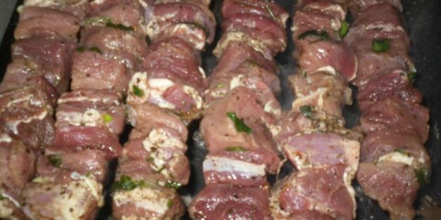 шашлыке на минералке из свинины