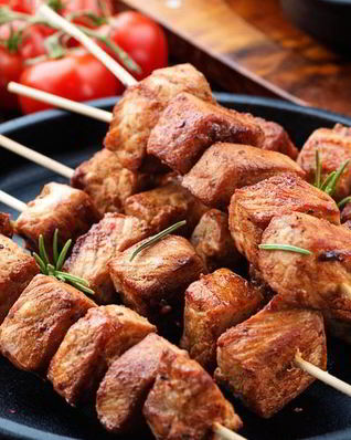 Свиной шашлык в медовом маринаде